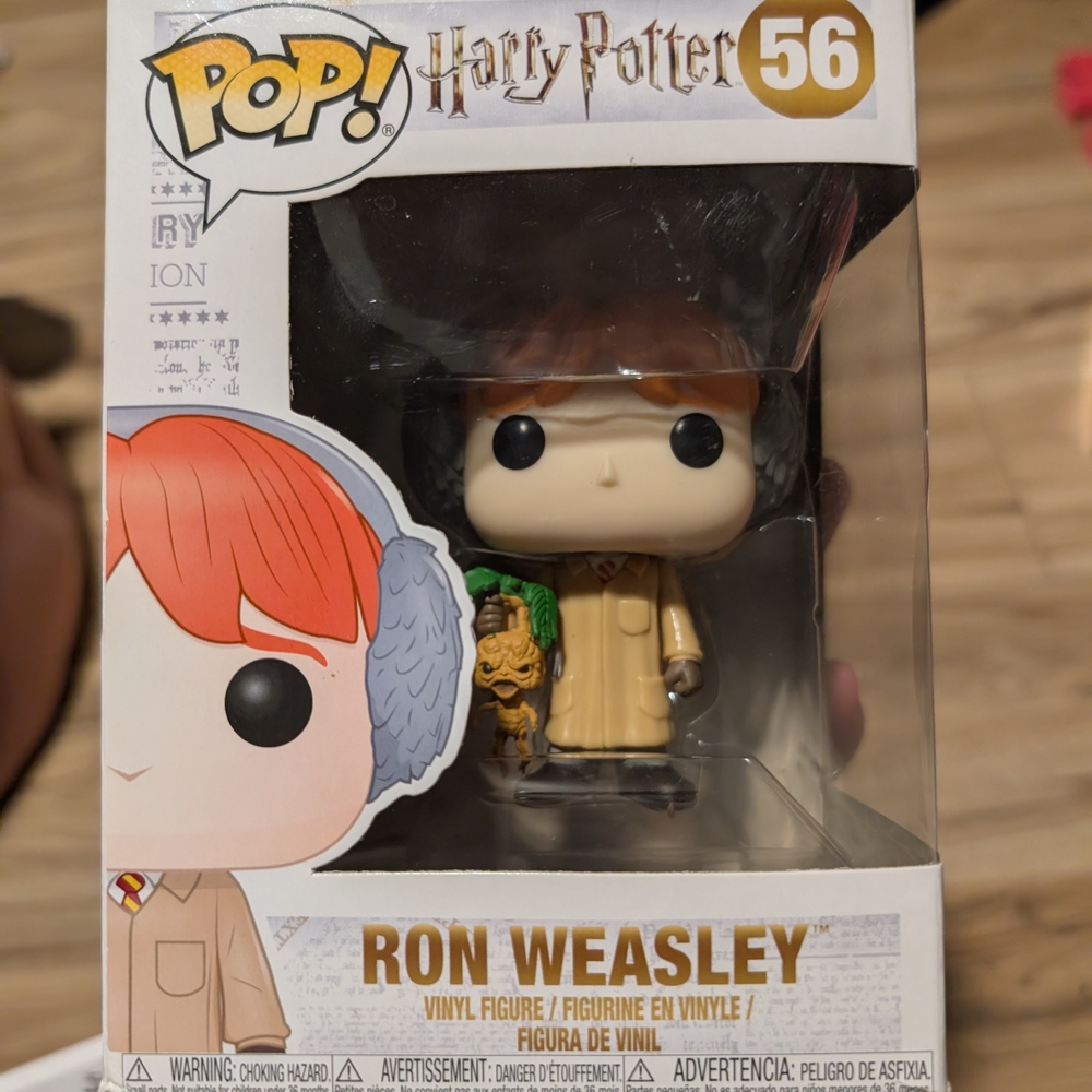 Funko Pop Harry Potter Ron Weasley Figure with Beige and Green